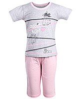 Doreme - Short Sleeves Printed Night Suit