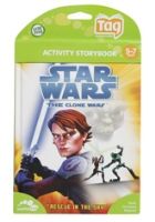 Tag Books - Leap Frog - Activity Storybook - Star Wars The Clone Wars - Rescue In The Sky