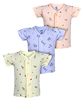 Pink Rabbit - Half Sleeves Printed Vest