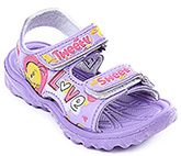 Tweety - Front Open Velcro Strap Sandal