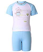 Zero - Half Sleeves T-Shirt And Shorts Set