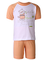Zero - Half Sleeves T-Shirt And Shorts Set
