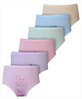 Zero - Set Of 6 Multi Print Panties