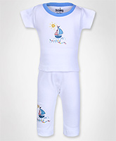 Baby Hug - Short Sleeves Boys Night Suit