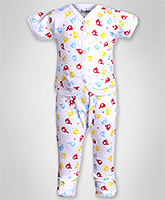 Baby Hug - Elephant Print Boys Night Suit