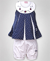 Kids Rus - Floral Print Top And Short Set