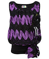 SAPS - Sleeveless Neted Party Wear Top