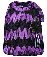 SAPS - Balloon Pattern Net Party Wear Top