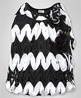 SAPS - Balloon Pattern Net Party Wear Top