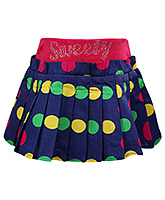 SAPS - Pleated Skirt With Polka Dots