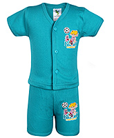 Cucumber - Half Sleeves Top With Shorts Set