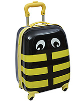 Trolley Bag Lady Bug Print With Push Handle Yellow 22 x 30 x 45 cm, Designer and Spacious trolley bag w...