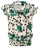 SAPS - Short Sleeves Floral Printed Top