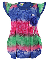 SAPS - Cap Sleeves Flower Printed Top