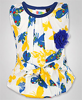 SAPS - Sleeveless Top With Floral Applique