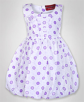 Little Pixies - Sleeveless Dotted Print Frock
