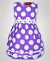 Little Pixies - Purple Polka Dotted Frock