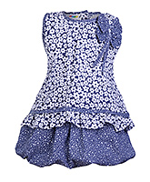 SAPS - Sleeveless Tiered Frock With Bow