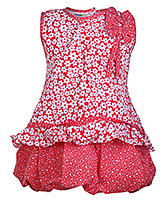 SAPS - Sleeveless Tiered Frock With Bow