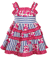 SAPS - Singlet Frock With Flowers And Dots