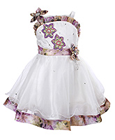 Isabelle - Singlet Party Frock With Net And Beads