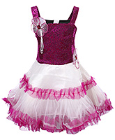 Isabelle - Singlet Velvet And Net Party Frock