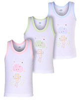 Zero  -  Sleeveless Cotton Vest Pack of 3