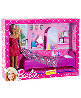 Sweet Bedroom Set With Doll Multi Coloured 3 Years+, 40X6X32 cm, Doll play set is sure to thril...
