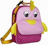Chicken Lunch Bag 2 years +, 21 X 7.5 X 28 cm, Bags with colorful ani...