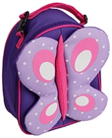 Butterfly Lunch Bag 2 years +, 18 X 8.5 X 23 cm, Bags with colorful ani...