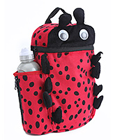 Buddy Bags Ladybug Bagpack With Bottle 4 Years+, 7.5 x 22 x 29 cm, Roomy and very spacious ...