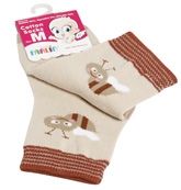 Farlin - Cotton Socks (Brown Color)