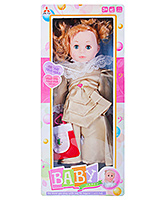 Musical Baby Doll With Accessories Brown 3 Years+, 42 cm, Beautiful baby doll in a wonderful ...
