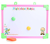 Tablet Printed Writing Board With Orange Duster Small 25.5x35.5 cm, Fun and attractive board to scrible on...