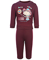Printed T Shirt With Leggings Set Small, 0 - 6 Months, Comfortable cotton full sleeves...