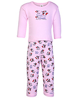 Tom And Jerry Print T Shirt With Leggings Pink Small, 0 - 6 Months, Soft and comfortable kids favor...