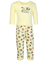 Tom And Jerry Print T Shirt With Leggings Yellow Small, 0 - 6 Months, Soft and comfortable kids favor...