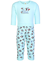Tom And Jerry Print T Shirt With Leggings Blue Small, 0 - 6 Months, Soft and comfortable kids favor...