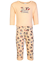 Tom And Jerry Print T Shirt With Leggings Orange Small, 0 - 6 Months, Soft and comfortable kids favor...