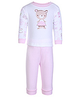 Teddy Print T Shirt With Leggings Set Small, 3 - 6 Months, Bright and comfortable 100% cot...
