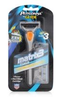 Glide Personna Matrix3 Titanium Razor and Cartridges