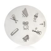 Nails - Konad Stamping Nail Art Image Plate - M58