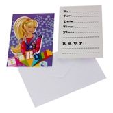 Invitation - Barbie Invitation Cards