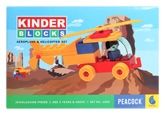 Peacock Kinder Blocks - Aeroplane & Helicopter Set