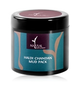 Face Mask - Natural Bath & Body Mud Pack - Haldi Chandan