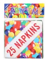 Napkins - Archies Party Time Paper Napkin - Green