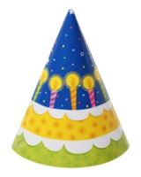 Hats and Hand Fan - Archies Party Time Party Hat