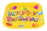 Plates Cups and Treat Sacks - Archies Party Time Paper Plates - Happy Birthday