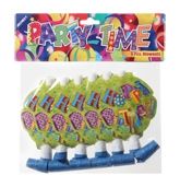 Party Sticker & Blow Out  - Archies Party Time Blowout