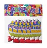 Party Sticker & Blow Out  - Archies Party Time Blowout